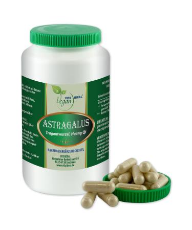 Vita Ideal Vegan Astragalus root 60 capsules - Astragalus membranaceus - baga root daily portion 900mg powder purely without additives original from vitalideal.