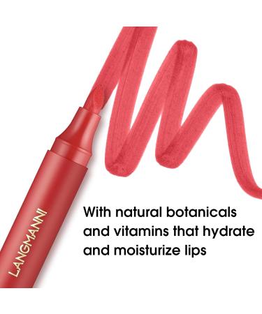 Buy AKARY Lip Stain Marker - Waterproof Matte Lip Color Hydrating & Long-lasting Smudge Proof 2-in-1 Lipstick & Liner - International Shipping Available - Buy Online on GoSupps.com