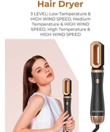 Buy Airstyler 6 in 1 - Versatile Hair Styler with 6 Attachments for Smoothing Drying Curls & Volume - International Shipping Available! - Buy Online on GoSupps.com