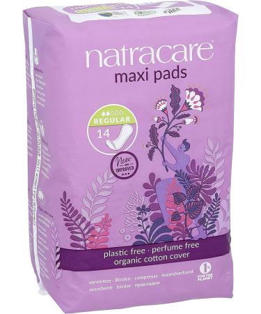Natracare Regular Pads - 42 Count (3 Boxes, 14 Pads each) - Buy Online on GoSupps.com