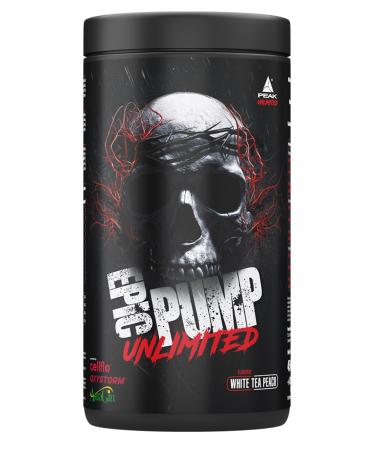 Peak Epic Pump Unlimited-546g taste White Tea Peach I 15 Portions I PRE WORKOUT BOOSTER I With Liquid Glycerol I Oxystorm I Cellflo6 I L-Citrullin I L-Arginine