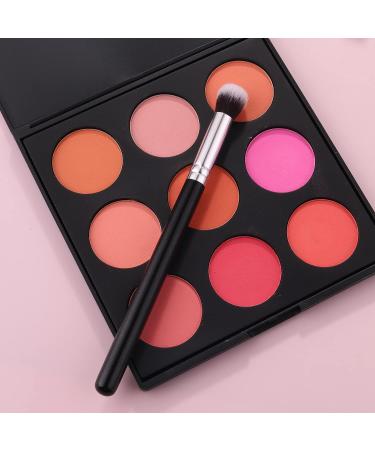 Single Cosmetic Concealer Brush - Synthetic Bristles Contouring Makeup Brush with Black Wood Handle for Flawless Blending - Buy Online on GoSupps.com