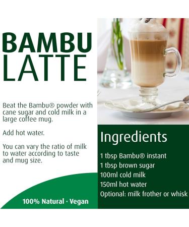 A.Vogel Bambu - Caffeine Free Instant Coffee Substitute - 200G (100 g (Pack of 1)) - Buy Online on GoSupps.com