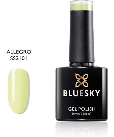 Bluesky Gel Nail Polish Spring 2021 Collection Allegro Ss2101 10 ml Pastel Nude Yellow Green (Requires Curing Under LED or UV Lamp) - Buy Online on GoSupps.com