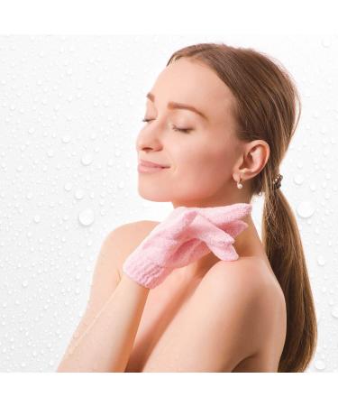 12 Pairs Exfoliating Shower Bath Scrub Gloves by Anezus | Body Exfoliator Glove for Spa Massage and Dead Skin Cell Remover - 6 Colors - Buy Online on GoSupps.com