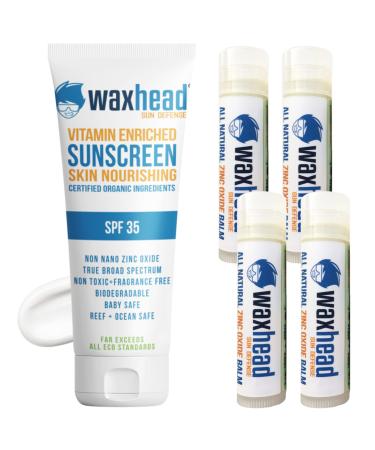 Waxhead Sunscreen + Lip Balm (Bundle) - Buy Online on GoSupps.com