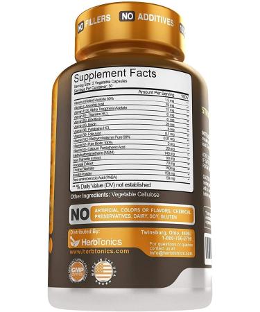 Beard Growth Vitamins for Men - Biotin & Zinc Supplement for Thicker, Fuller Facial Hair - Veggie Capsules - Buy Online on GoSupps.com