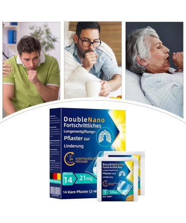 Lot de 14 patchs de nettoyage des poumons | Bandes de soutien respiratoire naturelles | Aide respiratoire portable pour les voyages le travail les affaires | Patchs de durables pour - Buy Online on GoSupps.com