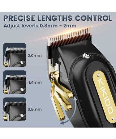 Buy Cordless Hair Clippers for Men | Professional Barber Clippers & Rechargeable Beard Trimmer Set with LED Display | Perfect Gifts in Black - Buy Online on GoSupps.com