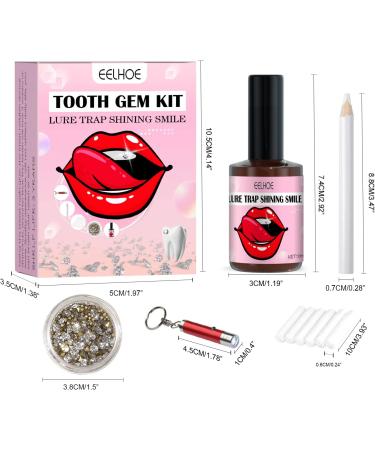 Shop Tooth Gem Set - DIY Tooth Jewelry Kit with Glue for Stunning Smile Makeover - Buy Online on GoSupps.com
