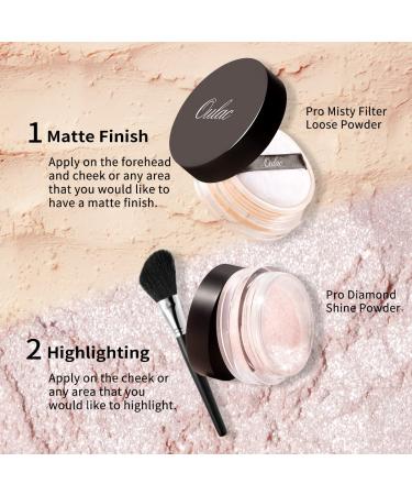 Oulac Diamond Shine Highlighter Powder - Multi-Usage Bronze Forever (02) Light Warm Gold | 11g - Best International Shipping - Buy Online on GoSupps.com
