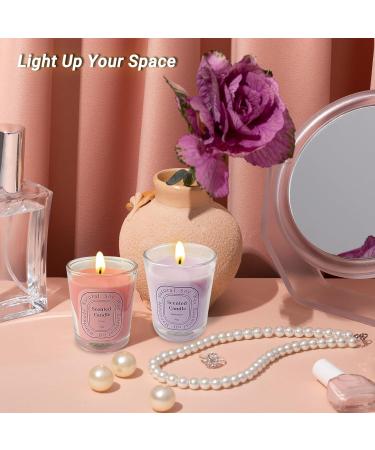 Scented Soy Wax Candles - 6 Fragrances Multi-Color Votive for Home Decor & Aromatherapy Gifts - Ideal for Valentine's Day Anniversaries Christmas & Thanksgiving - Buy Online on GoSupps.com
