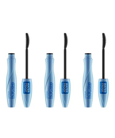 Catrice Glam & Doll False Lashes Mascara Waterproof No. 010 black long -lasting volume -giving vegan waterproof without microplastic particles nanoparticles free 3 Pack (3x10ml) 010 Black Waterproof 10 ml (3 Pack)