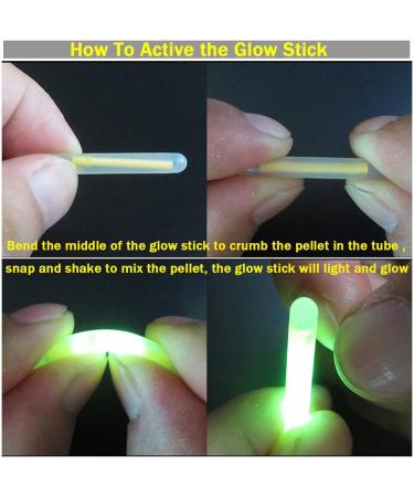 Qualy Fishing Glow Sticks for Bobbers - Bobber Lights & Rod Bell Alarm Lights - Bulk Kit of 50Pcs - 6.0*50mm - Buy Online on GoSupps.com