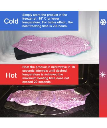 Conbella Ankle Ice Therapy Wrap with Adjustable Brace - Hot Cold Gel Pack for Sprained Ankles, Plantar Fasciitis, Achilles Tendonitis - Purple - Buy Online on GoSupps.com