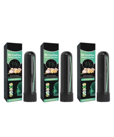 3 pieces 0.035 Ocs nose inhalators nose inhalators to breathe nose inhaler for essential oils relieves constipation of clear aromatherapy-herb-nose-nasal rod inhaler