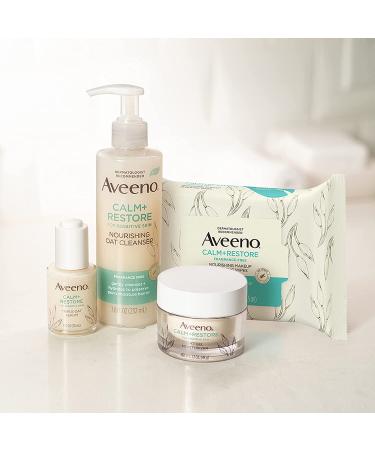 Buy Aveeno Calm + Restore Fragrance-Free Makeup Removing Wipes | 25 Count - Buy Online on GoSupps.com