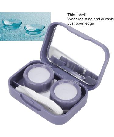 Buy Cersalt Contact Lens Case - Complete Accessories for Safe Contact Lens Storage (Light Purple) - International Shipping Available - Buy Online on GoSupps.com