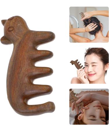 Minkissy Sandalwood Hair Comb Set - 3-Piece Scalp Massager & Facial Tools | International Shipping Available - Buy Online on GoSupps.com