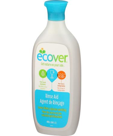 Ecover Rinse Aid 16 oz - Eco-Friendly Solution for Sparkling Dishes - Buy Online on GoSupps.com