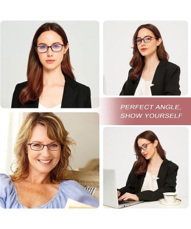 EYEURL Blue Light Blocking Glasses for Women - 2 Pairs Anti-Blue Glare Computer Eyeglasses Red+Purple - Lightweight & Quality Design - Buy Online on GoSupps.com