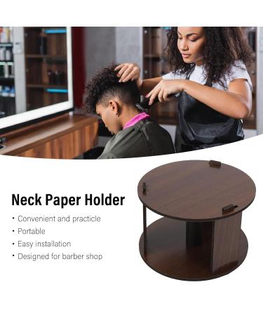 Neck Strip Dispenser | Wooden Neck Paper Holder for Hair Salons | Disposable Paper Holder - International Shipping Available - Buy Online on GoSupps.com
