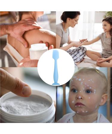 Baby Diaper Cream Spatula - Nappy Rash Cream Applicator - Baby Butt Spatula With Suction Cup | For Butt Paste Diaper Cream Newborn Baby Sky Blue - Buy Online on GoSupps.com