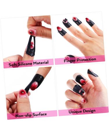 FRCOLOR 100 Sheets protective case Cuticle Protector For Nail Painting Silica gel adhesive tape protector Nail Care Tools Nail Polish Protector Sticker patch Nail Protectors 3.00X2.50X0.10CM As Shown - Buy Online on GoSupps.com