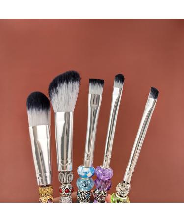 5-Piece Beaded Eyeshadow Brush Set - Premium Makeup Brushes for Adults | Unique Gifts for Her - Ideal for Christmas & Valentine s Day - Buy Online on GoSupps.com