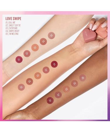 Kaja Lip Mousse - Love Swipe 01 Call Me | with Raspberry Seed Oil and Vitamin E Buildable Blendable Moisturizing Velvet Finish Weightless Texture Deep Shades Vivid Color Long Lasting 0.22 Oz - Buy Online on GoSupps.com