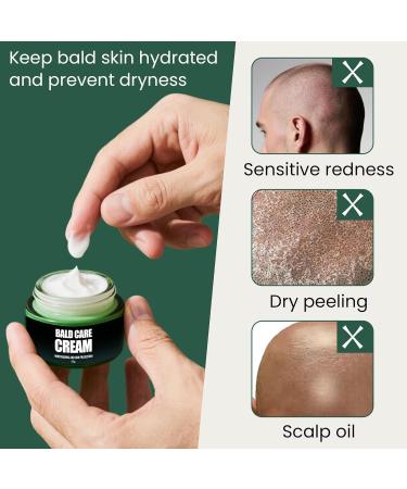  G n rique Bald Care Cream Moisturizing Nourishing And Scalp Care Suitable For Bald Men Men's Shaving Cream Matte Effect 50g - Buy Online on GoSupps.com