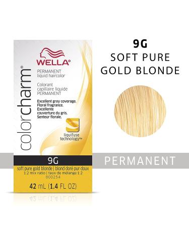 Wella Color Charm 9G Soft Gold Blonde - Gray Coverage Liquid Hair Color - Buy Online on GoSupps.com