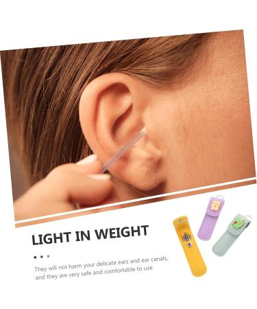 Healifty 6 Sets Ear Cleaning Tools Kit - Portable Stainless Earpick and Ear Spoon for Wax Removal, Massage - Travel Ear Plugs and Headphones Earbuds Included - Buy Online on GoSupps.com