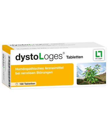 dystoLoges - 100 tablets - Homeopathic medicine for nervous disorders 100 pieces (1 pack)