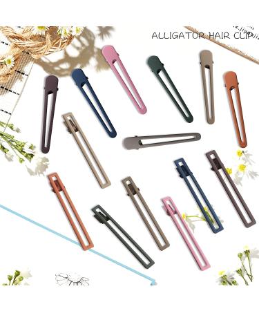 14PCS Duck Bill Rustproof Metal Alligator Hair Clips for Women - 3.15in, Color02 - Buy Online on GoSupps.com