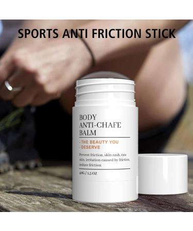 Anti Chafe Balm for Sports Anti Friction Cream Stick Prevents Chafing & Skin Irritation Long-Lasting Protection for Running Cycling & Fitness Moisturizing & Sweat-Resistant - Buy Online on GoSupps.com