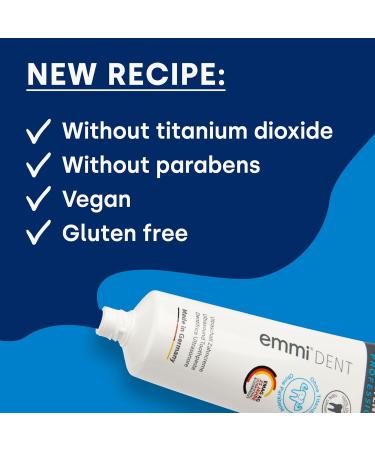 EMMI-Dent Ultrasound Toothpaste Whitening | Gentle Vegan Formula for Sensitive Teeth & Gums | 75 ml (1 Pack) - Shop Now! - Buy Online on GoSupps.com