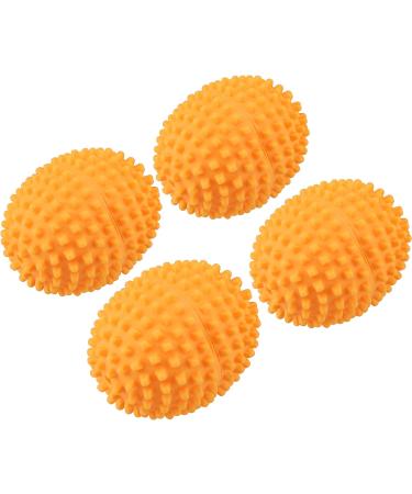Dekaim Tumble Dryer Balls - 4 Pack Orange Reusable Dryer Balls for Cleaning Clothes | Eco-Friendly Laundry Solution - Buy Online on GoSupps.com