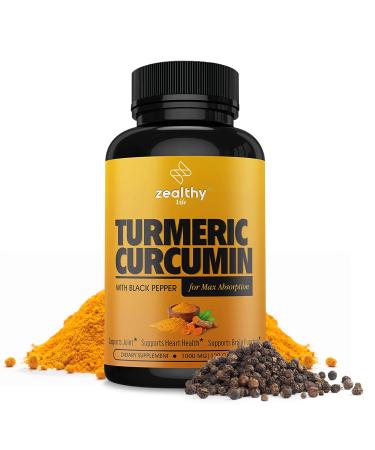Turmeric Supplement Mood Mobility and Joint Support Supplement Turmeric Curcumin with Black Pepper for Maximum Absorption