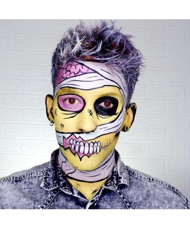 SK INFINITY | Classic Bright Pink Face and Body Paint 18 ml - Professional Water Based Single Cake Makeup for Adults & Kids - Buy Online on GoSupps.com