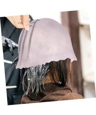FRCOLOR 4pcs Silicone Highlighter Cap Dyeing Color Cap Hair Caps Silicone Hair Coloring Hat Reusable Highlight Caps Highlighting Hat Hair Dye Cap Balance Pink Hair Care Product - Buy Online on GoSupps.com
