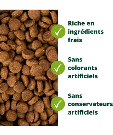 EQUILIBRE & INSTINCT - Puppy - Poultry Croquettes - Supports Growth - Complete Recipe Formulated with Veterinarians - 5kg - Made in France - Buy Online on GoSupps.com