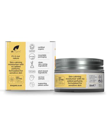 DR Organic Marigold Cream 50ml - Fragrance-Free Vegan Natural & Organic | Sensitive Skin Paraben-Free Eco-Friendly Packaging - Buy Online on GoSupps.com