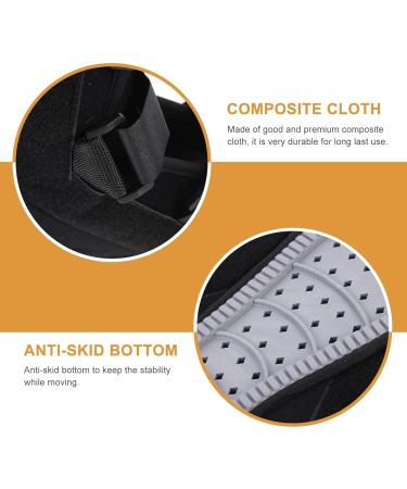 Ankle Straight Shoes - Stabilizer Boot for Foot Protection & Support | Sprain Recovery Foot Brace - Black - Buy Online on GoSupps.com