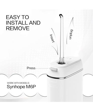 Replacement Tips for SYNHOPE Mini Portable Water Flosser - 4 Pack | International Shipping Available - Buy Online on GoSupps.com
