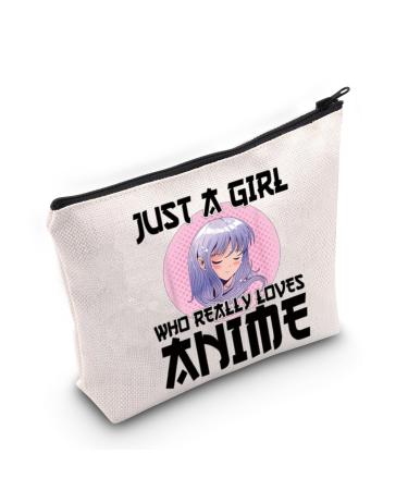 Levlo anime fans make-up bag for anime lovers gift anime cosmetic bag for women cartoon-anime-make-up bag loans anime cosmetic bag