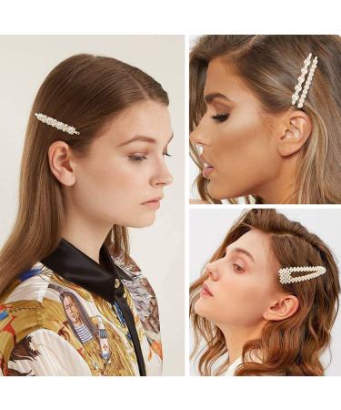 12pcs Pearl Hair Pins - Elegant Clips for Weddings Birthdays & Valentine's Day | International Shipping - Buy Online on GoSupps.com