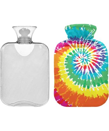 Batik Hot Water Bottle with Cover | 1L Heat Bottle for Pain Relief | Warm Water Bed Warmer for Headache & Back Pain - Buy Online on GoSupps.com