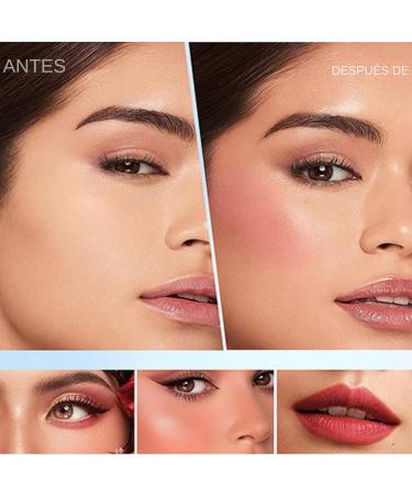  Duroecsain Blush Stick | Lightweight multi-functional lip and cheek bar moisturizing lip and cheek product with instant color for everyday use - Buy Online on GoSupps.com