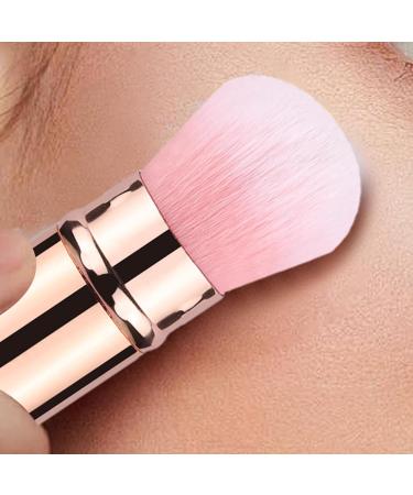 Telescopic Makeup Brush | Multipurpose Telescopic Cosmetics Brushes | Portable Face Makeup Brushes Beginner Friendly Powder Brush for Home Travel Gold - Buy Online on GoSupps.com